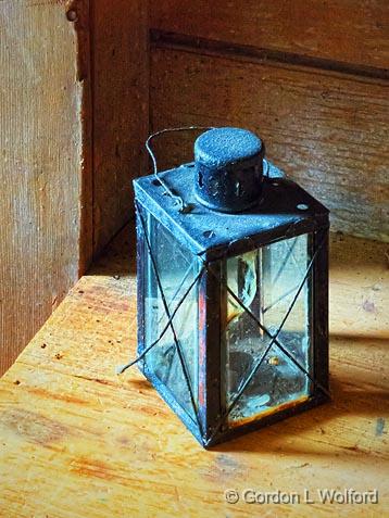 Old Privy Lantern_00108.jpg - Photographed at the Heritage House Museum in Smiths Falls, Ontario, Canada.